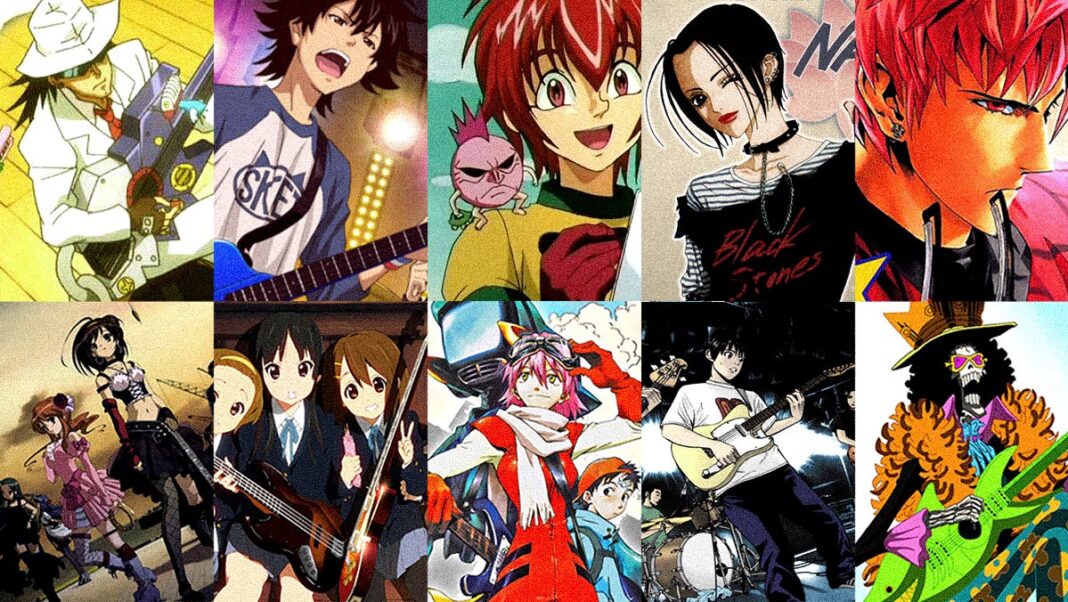 os melhores músicos dos animes