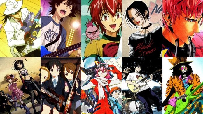 os melhores músicos dos animes