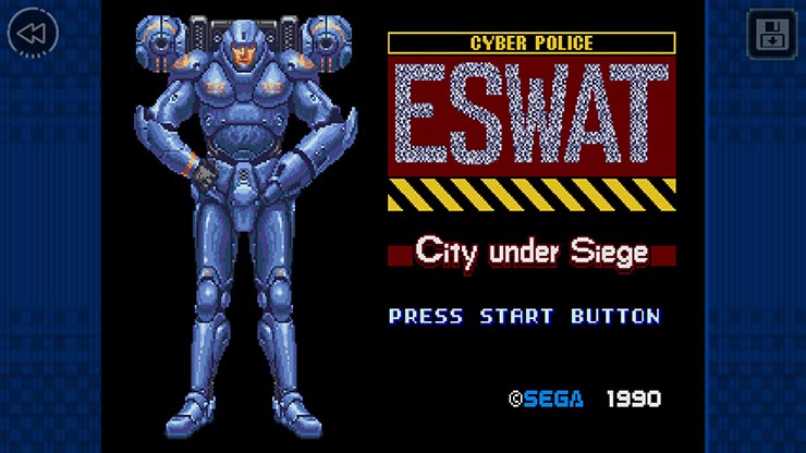 ESWAT: City Under Siege SEGA