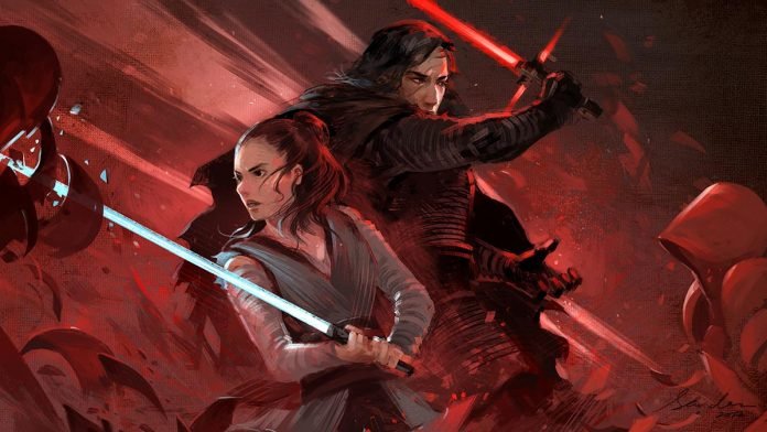 star wars rey kylo ren