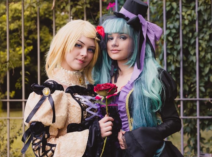 cosplay girls rin kagamine e hatsune miku