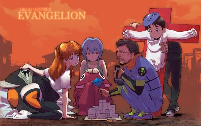 evangelion hideaki anno mine yoshizaki art
