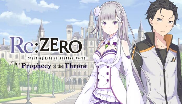 rezero the prophecy of the throne