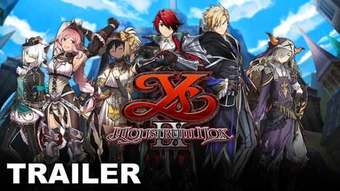 Ys IX Monstrum Nox trailer