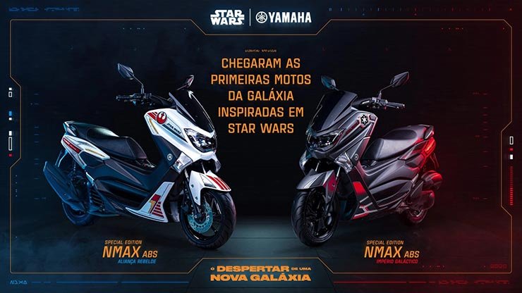 Yamaha lança Concurso Cultural de moto inspirada em Star Wars Yamaha lança Concurso Cultural de moto inspirada em Star Wars