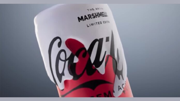 Coca-cola creations marshmello