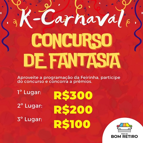 Divulgação Concurso de Fantasia k-carnaval