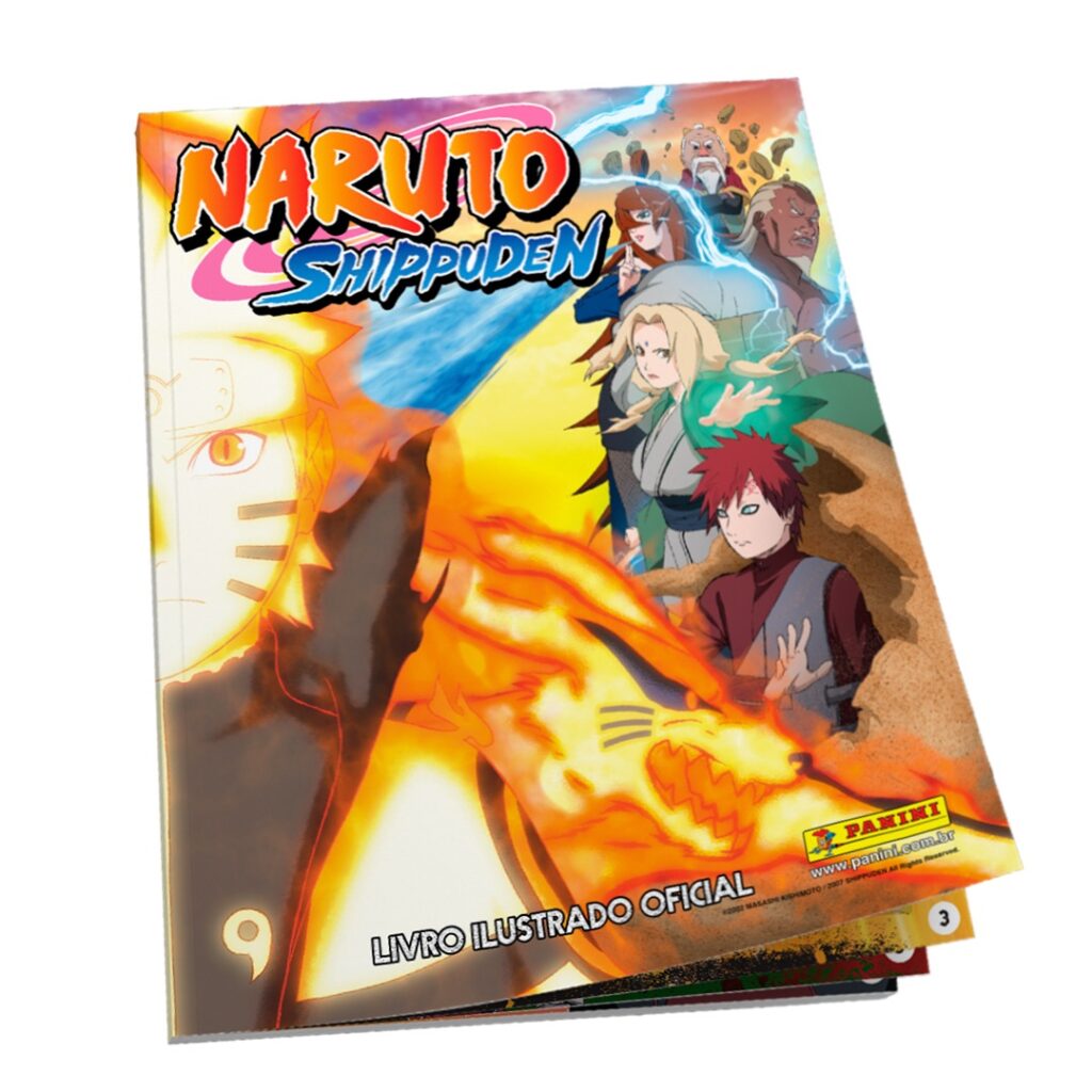 Album de figurinhas Naruto Shippuden