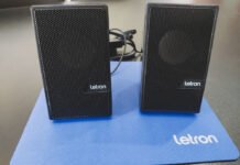 Caixa de Som Office Cyber Letron | Suco Tech Caixa de Som Office Cyber Letron