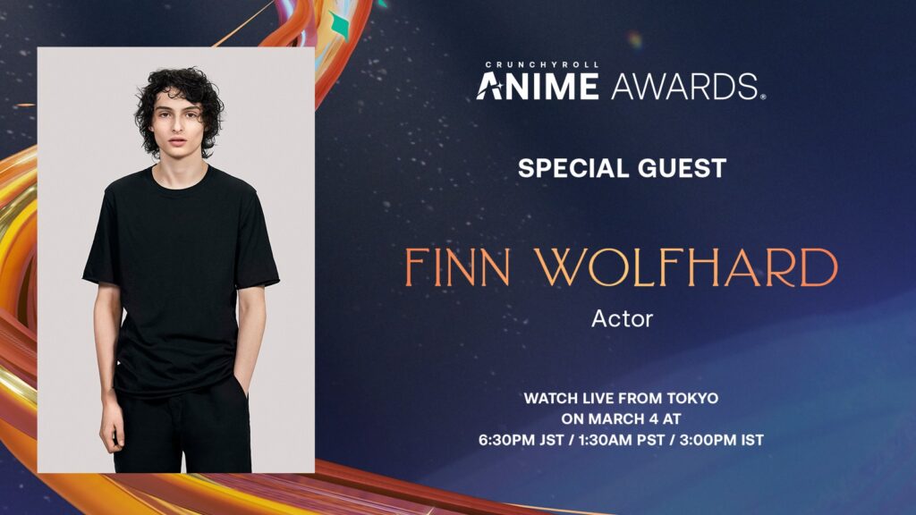 Anime Awards 2023 Finn Wolfhard