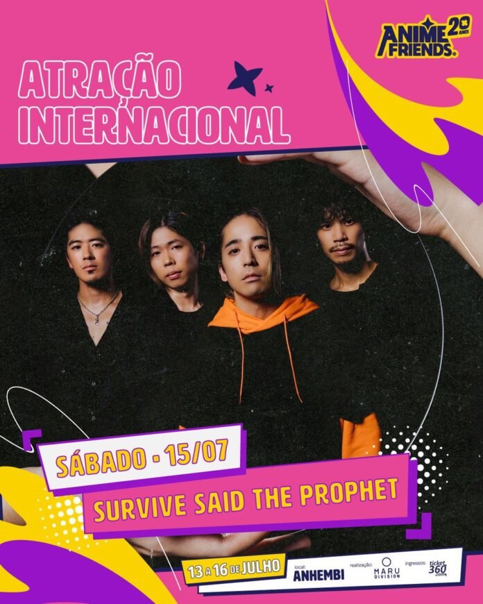 SURVIVE SAID THE PROPHET, divulgação