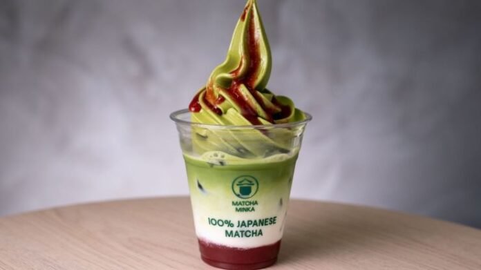 Matcha Minka Ichigo Matcha Latte