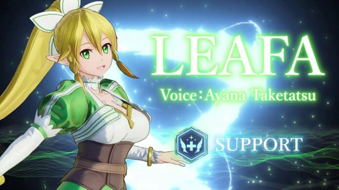 Sword Art Online Fractured Daydream Leafa capa