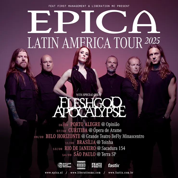 epica fleshgod apocalypse brasil 2025