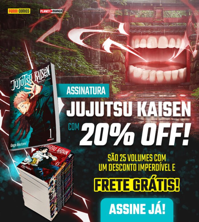 Jujutsu Kaisen assinatura panini