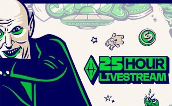 Transmissão de 25 Horas de The Sims