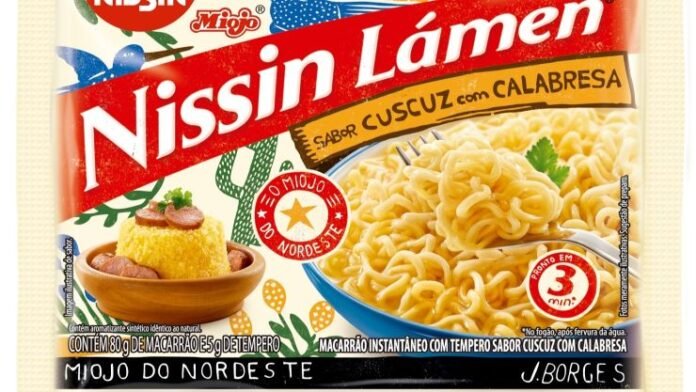 Nissin Lámen sabor Cuscuz com Calabresa