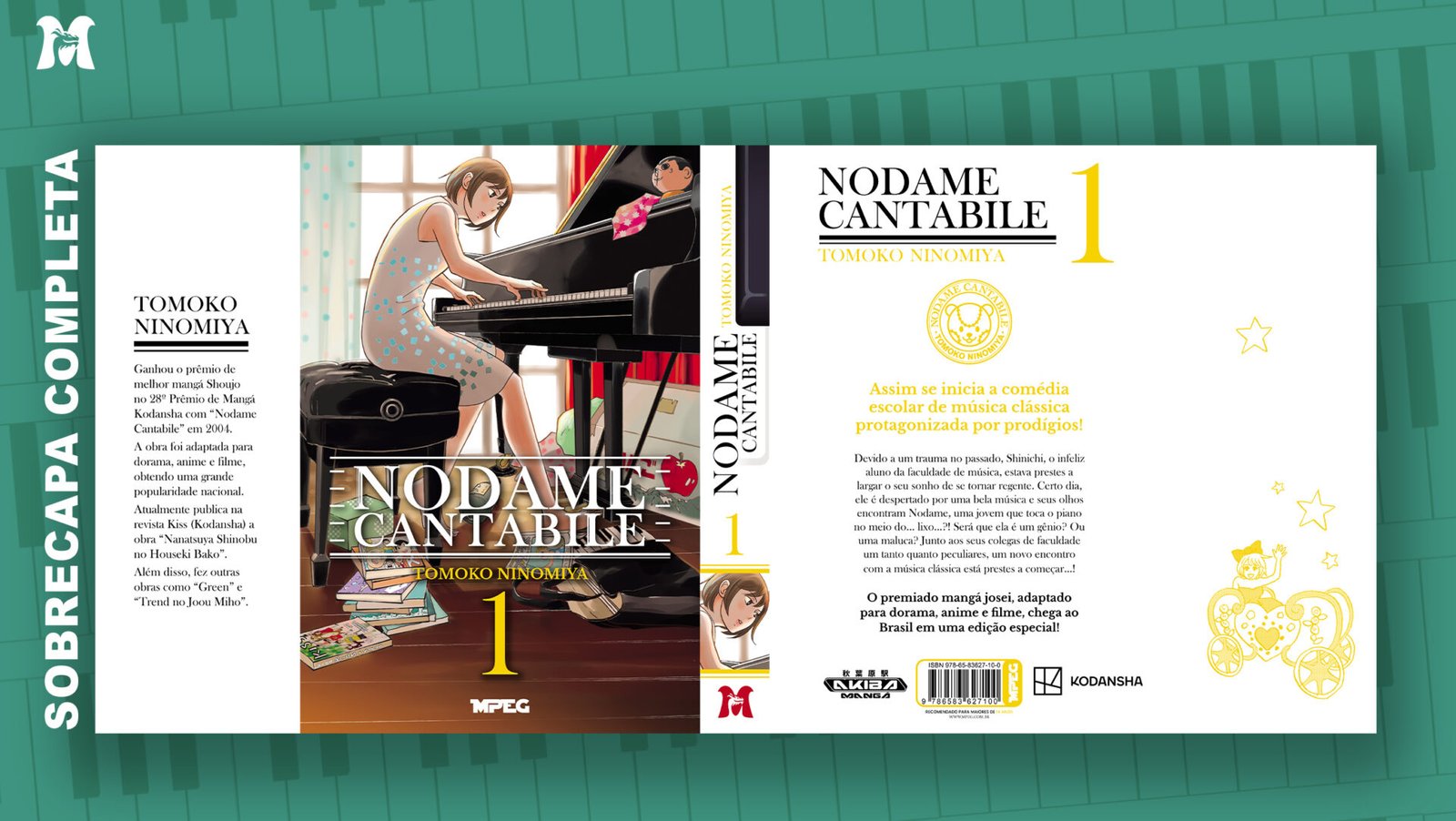 Carrossel NODAME Sobrecapa Completa Nodame Cantabile Editora MPEG