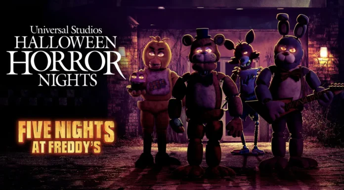 parque universal five nights at freddy