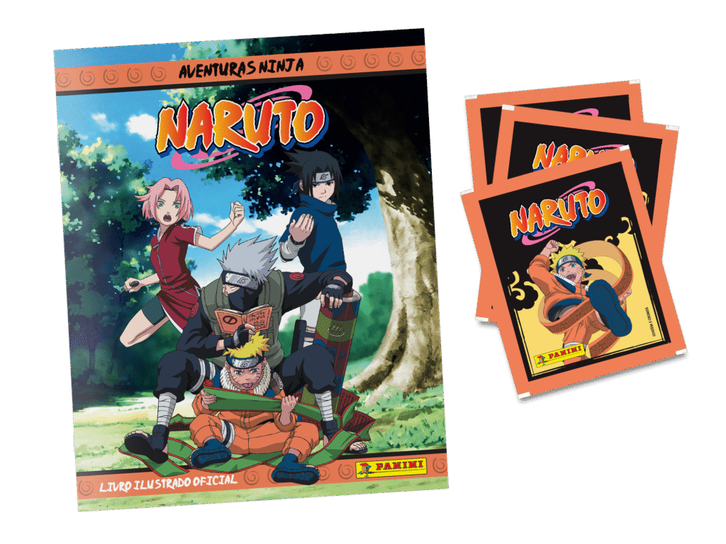 Panini anuncia o álbum de figurinhas Naruto: Aventuras Ninja