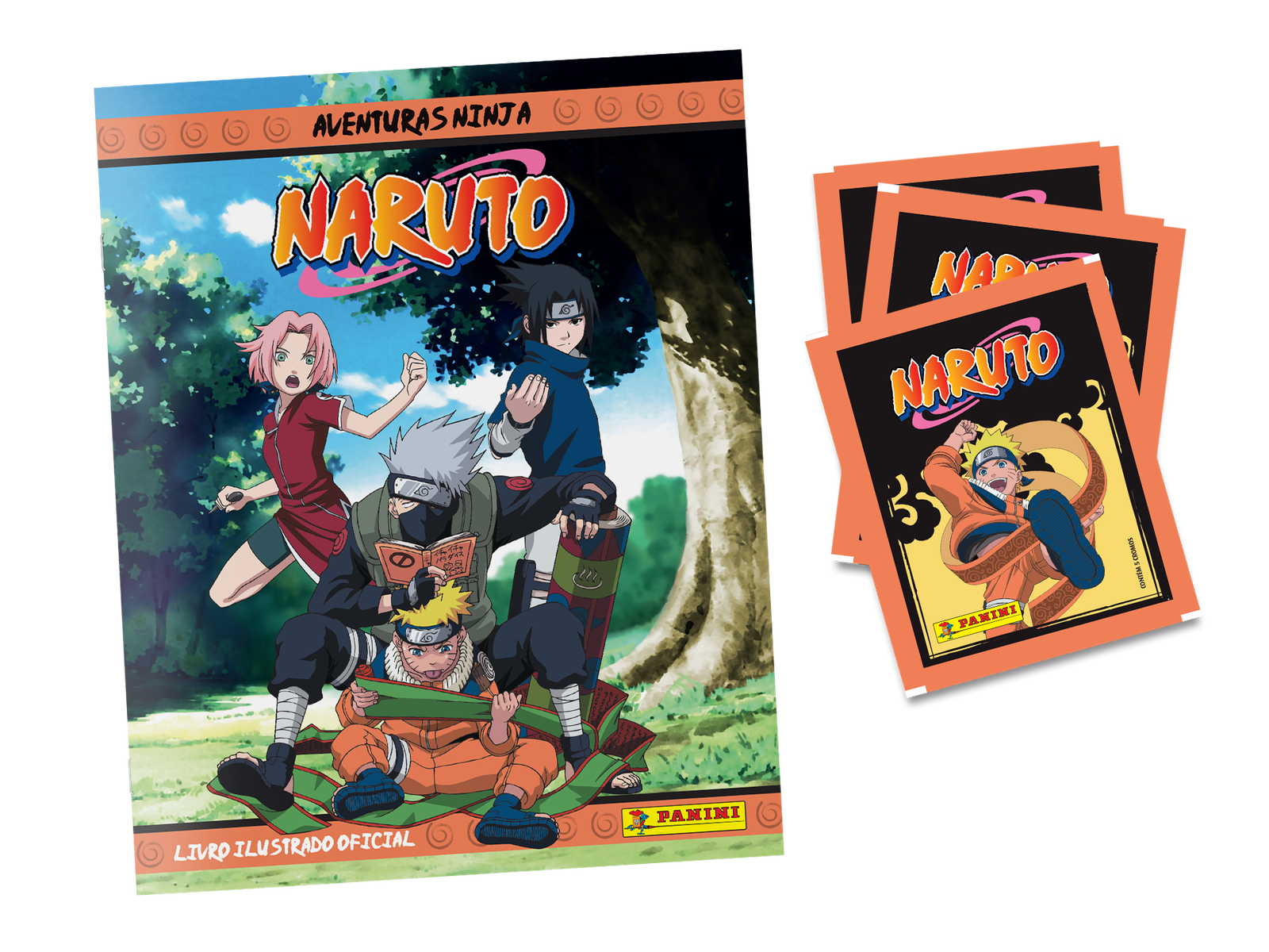 Panini anuncia o álbum de figurinhas Naruto: Aventuras Ninja