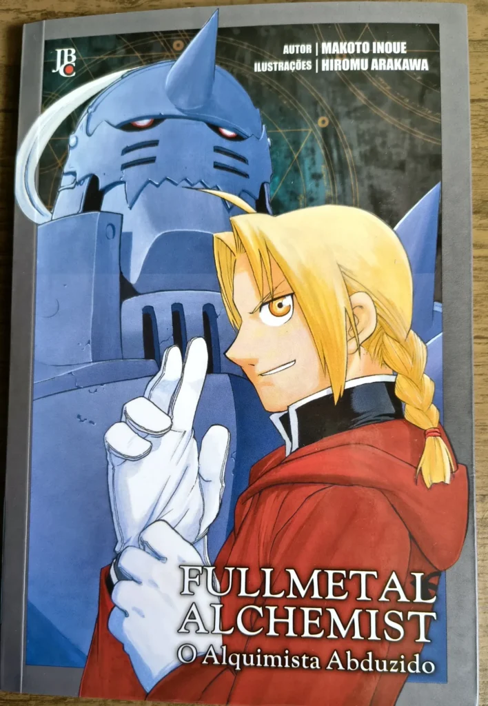 Fullmetal Alchemist - O Alquimista Abduzido Editora JBC novel capa