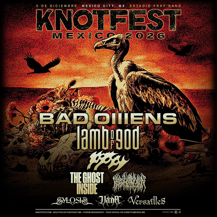 knotfest mexico 2026 poster