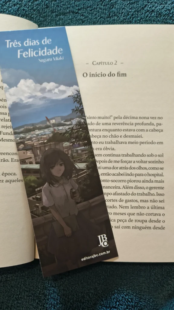 Três dias de Felicidade editora JBC