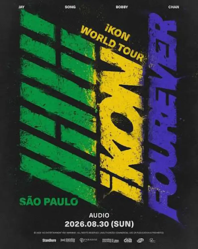 ikon world tour brasil poster