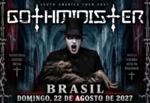 Gothminister confirma apresentação única no Brasil em agosto de 2027 gothminister 2027