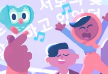 curso de coreano no Duolingo