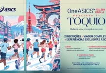 promoção ASICS Maratona de Tóquio